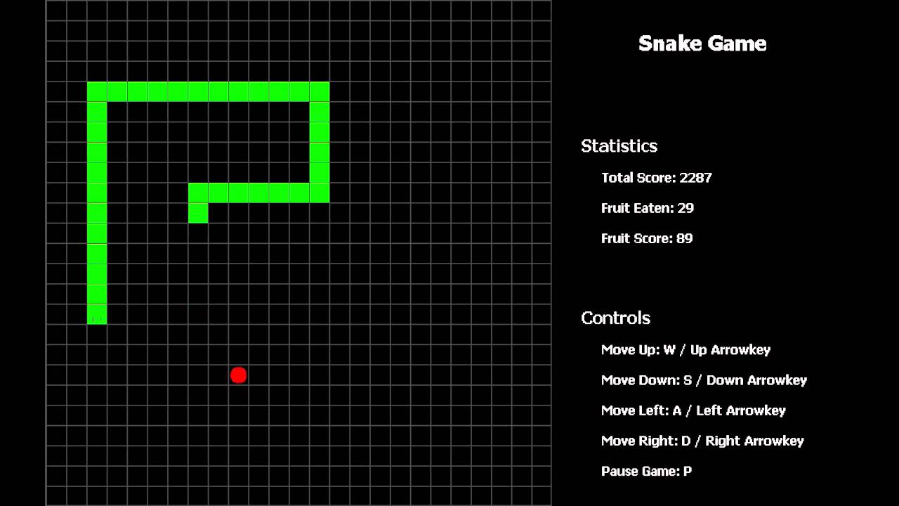 snake game javascript code